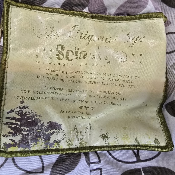 Soia & Kyo Gray Double Breasted Trench Coat Jacket Women's Large Belted Flared - Picture 8 of 9